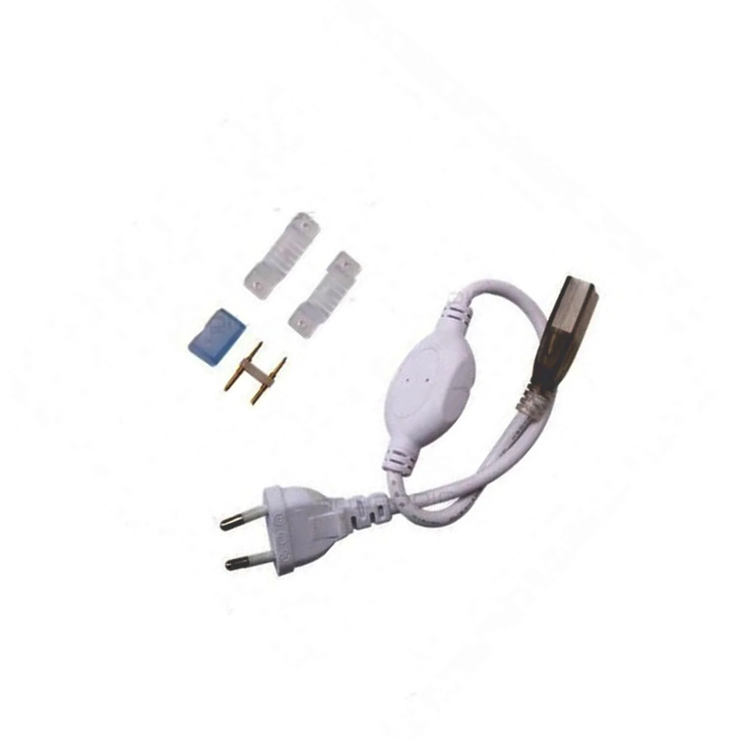 cable de alimentación remoto para tira led de alto voltaje, 12v-24v, con conectores rápidos; ideal para iluminación decorativa y proyectos diy.
