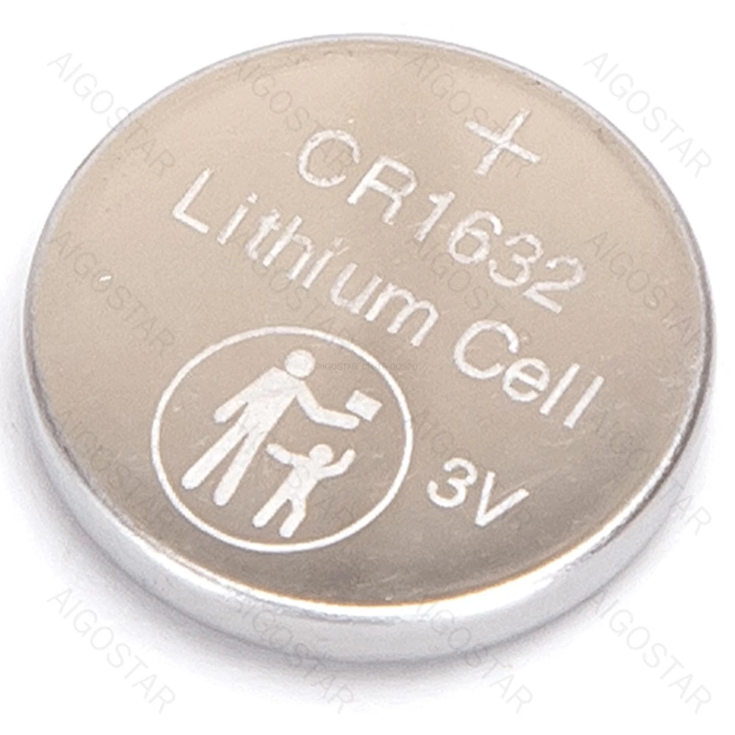 pilas de botón de 3 v cr1632, pack de 5 unidades, ideales para dispositivos electrónicos y relojes.