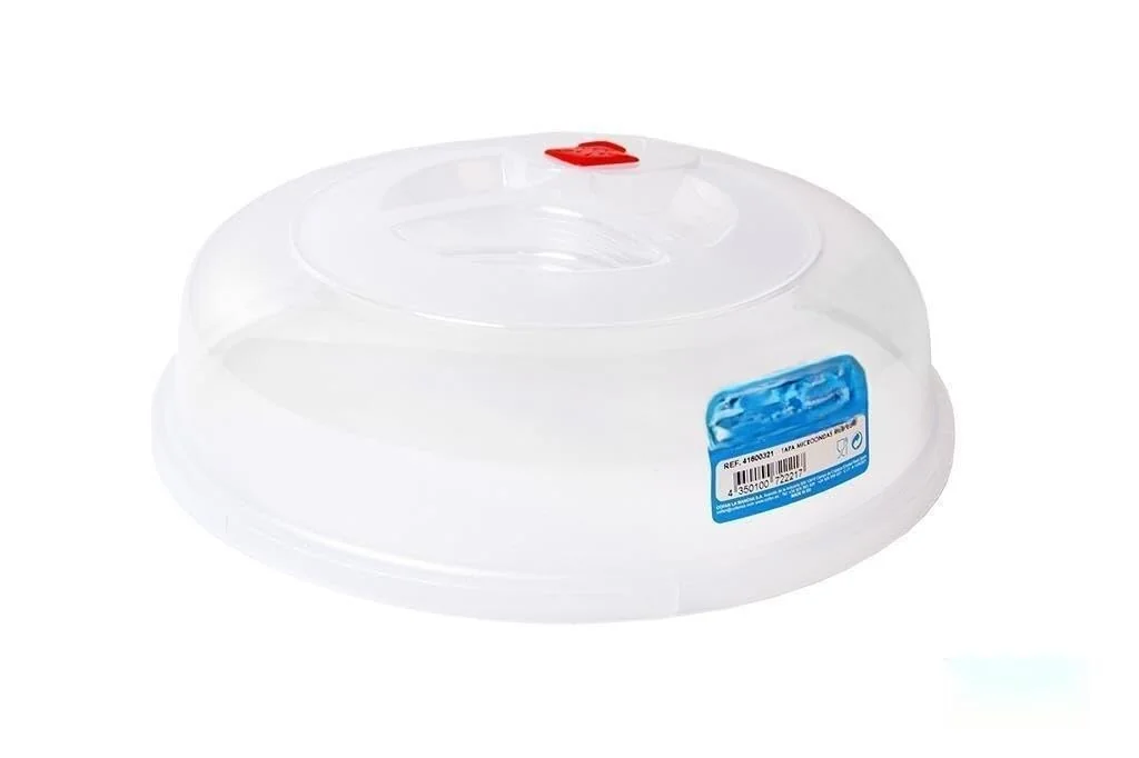 tapa microondas - tapa de plástico resistente, diseño fácil de usar, ideal para calentar alimentos, evita salpicaduras y conserva humedad. #